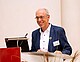 Prof. Dr. Martin Blum, hier an der Humboldt reloaded Jahrestagung 2018, erhält jetzt die Ehrennadel der Universität Hohenheim für herausragende Verdienste. | Bildquelle: Universität Hohenheim / Astrid Untermann