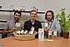 Team des Hohenheimer Startups Intertrop: Mizanur Rahman, Julian Kofler und Julian Börner | Bild: Uni Hohenheim