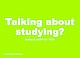 Variante 4-Talking about studying