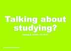 Variante 4-Talking about studying