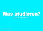 Variante 5-Was studieren