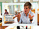 Die neue Geschäftsführerin des Studierendenwerks Tübingen-Hohenheim Edith Hein beim Interview in der Hohenheimer Mensa. Bild: Uni Hohenheim