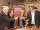 President Prof. Dr. Dabbert, Johanna Lembens-Schiel, Wine Queen Carolin Klöckner, Prof. Dr. Hagemann | Picture: University of Hohenheim / Sacha Dauphin