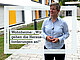 Die neue Geschäftsführerin des Studierendenwerks Tübingen-Hohenheim Edith Hein beim Rundgang zu den Wohnheimen. Bild: Uni Hohenheim